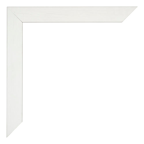Mura MDF Cadre Photo 20x60cm Blanc Balayé Detail Coin | Yourdecoration.fr