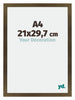 Mura MDF Cadre Photo 21x29 7cm A4 Bronze Décor De Face Mesure | Yourdecoration.fr