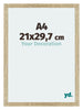 Mura MDF Cadre Photo 21x29 7cm A4 Chêne Sonoma Mesure | Yourdecoration.fr