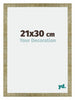 Mura MDF Cadre Photo 21x30cm Or Antique De Face Mesure | Yourdecoration.fr
