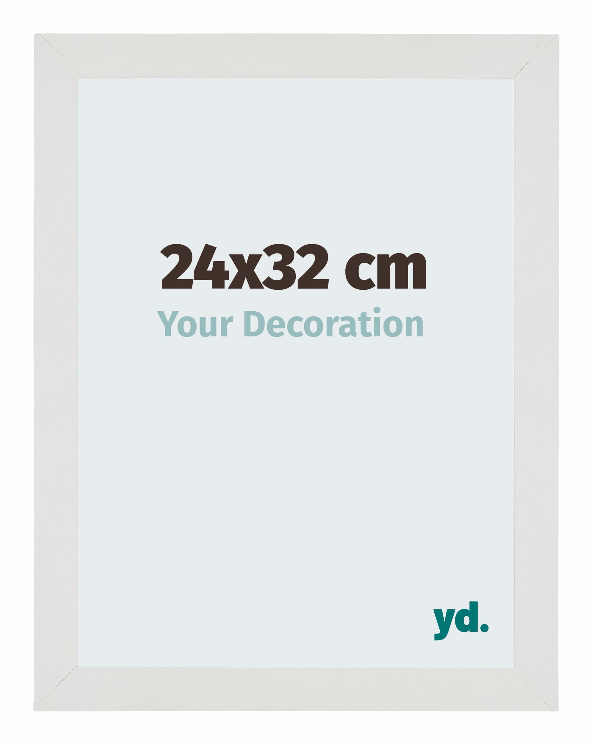 Cadre Photo Mural Blanc Mat Sur Mesure - Allemand - Dimensions Personnalisables - Moderne - Neuf