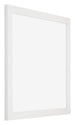 Mura MDF Cadre Photo 25x25cm Blanc Brillant De Face Oblique | Yourdecoration.fr