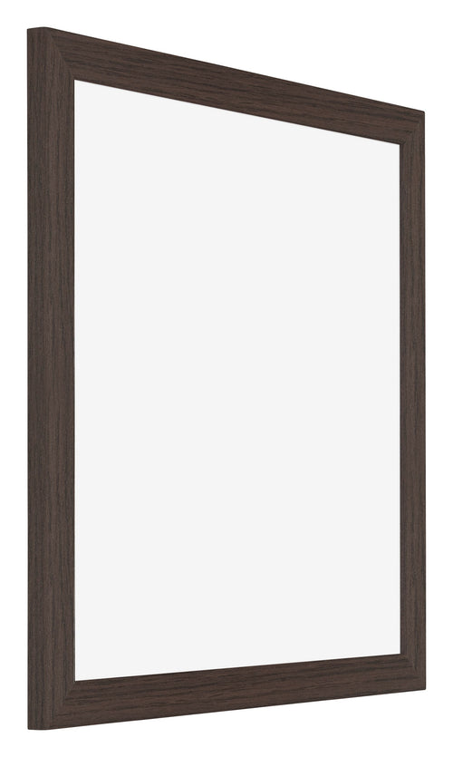 Mura MDF Cadre Photo 25x25cm Chêne Foncé De Face Oblique | Yourdecoration.fr