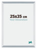 Mura MDF Cadre Photo 25x35cm Aluminium Brossé De Face Mesure | Yourdecoration.fr
