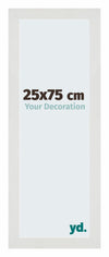 Mura MDF Cadre Photo 25x75cm Blanc Mat De Face Mesure | Yourdecoration.fr
