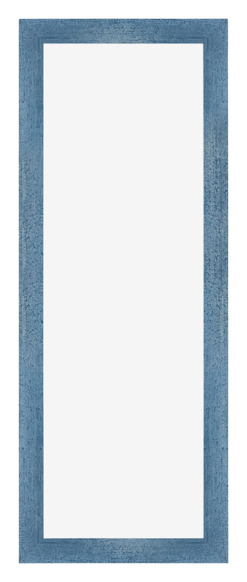 Mura MDF Cadre Photo 25x75cm Bleu Brillant Patiné De Face | Yourdecoration.fr