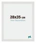 Mura MDF Cadre Photo 28x35cm Blanc Mat De Face Mesure | Yourdecoration.fr