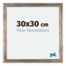 Mura MDF Cadre Photo 30x30cm Métal Vintage De Face Mesure | Yourdecoration.fr