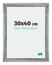 Mura MDF Cadre Photo 30x40cm Gris Balayé De Face Mesure | Yourdecoration.fr