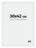 Mura MDF Cadre Photo 30x42cm Blanc Brillant De Face Mesure | Yourdecoration.fr