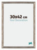 Mura MDF Cadre Photo 30x42cm Métal Vintage De Face Mesure | Yourdecoration.fr