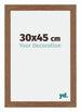 Mura MDF Cadre Photo 30x45cm Chêne Rustique De Face Mesure | Yourdecoration.fr