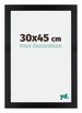 Mura MDF Cadre Photo 30x45cm Noir Mat De Face Mesure | Yourdecoration.fr