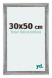 Mura MDF Cadre Photo 30x50cm Gris Balayé De Face Mesure | Yourdecoration.fr