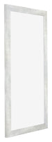 Mura MDF Cadre Photo 30x60cm Argent Brillant Vintage De Face Oblique | Yourdecoration.fr
