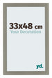 Mura MDF Cadre Photo 33x48cm Anthracite De Face Mesure | Yourdecoration.fr