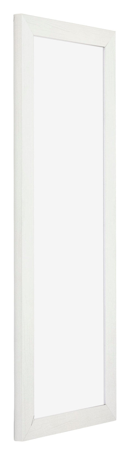 Mura MDF Cadre Photo 33x98cm Blanc Patiné De Face Oblique | Yourdecoration.fr