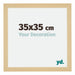 Mura MDF Cadre Photo 35x35cm Décor Érable De Face Mesure | Yourdecoration.fr