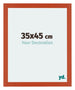 Mura MDF Cadre Photo 35x45cm Orange De Face Mesure | Yourdecoration.fr