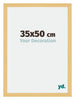 Mura MDF Cadre Photo 35x50cm Hêtre Décor De Face Mesure | Yourdecoration.fr