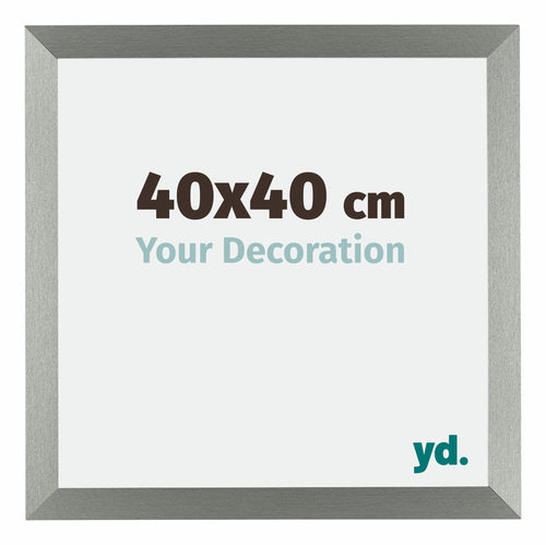 Mura MDF Cadre Photo 40x40cm Champagne De Face Mesure | Yourdecoration.fr