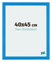 Mura MDF Cadre Photo 40x45cm Bleu Brillant De Face Mesure | Yourdecoration.fr