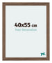Mura MDF Cadre Photo 40x55cm Noyer Sombre De Face Mesure | Yourdecoration.fr