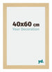 Mura MDF Cadre Photo 40x60cm Décor Érable De Face Mesure | Yourdecoration.fr