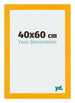 Mura MDF Cadre Photo 40x60cm Jaune De Face Mesure | Yourdecoration.fr