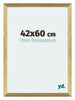 Mura MDF Cadre Photo 42x60cm Or Brillant De Face Mesure | Yourdecoration.fr