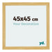 Mura MDF Cadre Photo 45x45cm Pin Décor De Face Mesure | Yourdecoration.fr