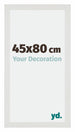 Mura MDF Cadre Photo 45x80cm Blanc Mat De Face Mesure | Yourdecoration.fr