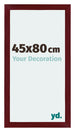 Mura MDF Cadre Photo 45x80cm Bordeaux Balayé De Face Mesure | Yourdecoration.fr