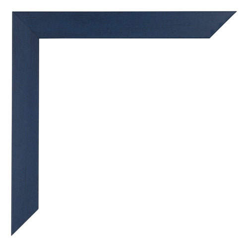 Mura MDF Cadre Photo 46x61cm Bleu Foncé Patiné Detail Coin | Yourdecoration.fr