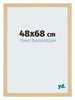 Mura MDF Cadre Photo 48x68cm Decor Erable De Face Mesure | Yourdecoration.fr