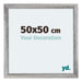 Mura MDF Cadre Photo 50x50cm Gris Balayé De Face Mesure | Yourdecoration.fr