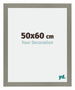 Mura MDF Cadre Photo 50x60cm Gris De Face Mesure | Yourdecoration.fr