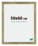 Mura MDF Cadre Photo 50x60cm Or Antique De Face Mesure | Yourdecoration.fr