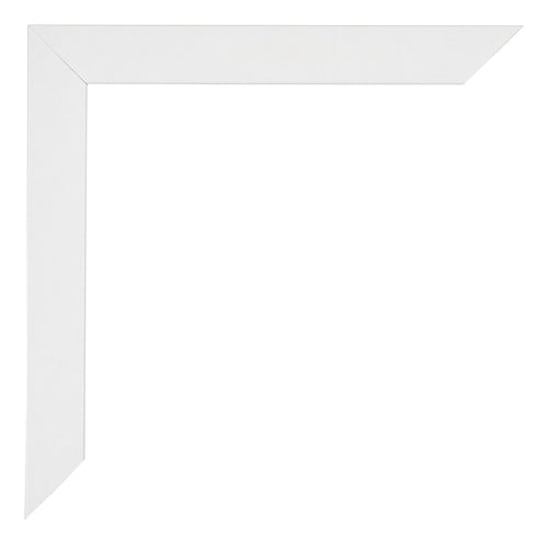 Mura MDF Cadre Photo 50x70cm Blanc Brillant Detail Coin | Yourdecoration.fr