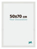 Mura MDF Cadre Photo 50x70cm Blanc Mat De Face Mesure | Yourdecoration.fr