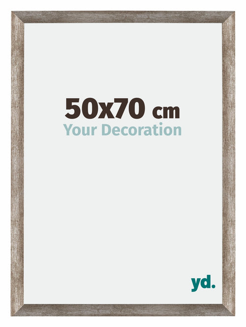 Mura MDF Cadre Photo 50x70cm Métal Vintage De Face Mesure | Yourdecoration.fr