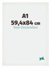 Mura MDF Cadre Photo 59 4x84cm A1 Blanc Balayé De Face Mesure | Yourdecoration.fr