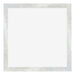 Mura MDF Cadre Photo 60x60cm Argent Brillant Vintage De Face | Yourdecoration.fr