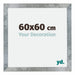 Mura MDF Cadre Photo 60x60cm Fer Patine De Face Mesure | Yourdecoration.fr