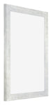 Mura MDF Cadre Photo 60x80cm Argent Brillant Vintage De Face Oblique | Yourdecoration.fr