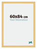 Mura MDF Cadre Photo 60x84cm Hêtre Décor De Face Mesure | Yourdecoration.fr