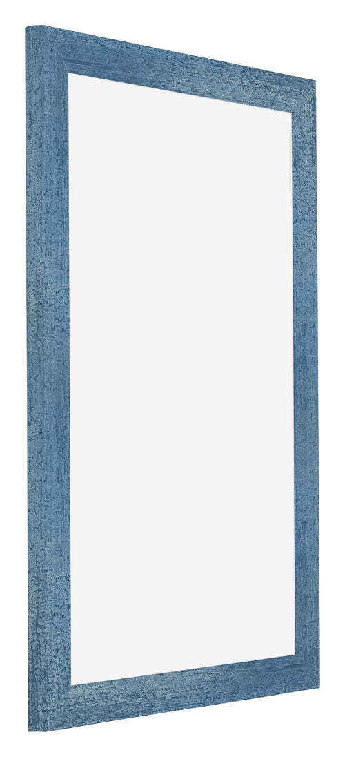 Mura MDF Cadre Photo 60x90cm Bleu Brillant Geveegd De Face Oblique | Yourdecoration.fr