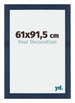 Mura MDF Cadre Photo 61x91 5cm Bleu Foncé Patine De Face Mesure | Yourdecoration.fr