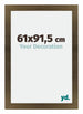 Mura MDF Cadre Photo 61x91 5cm Bronze Décor De Face Mesure | Yourdecoration.fr