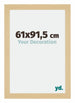 Mura MDF Cadre Photo 61x91 5cm Décor Érable De Face Mesure | Yourdecoration.fr